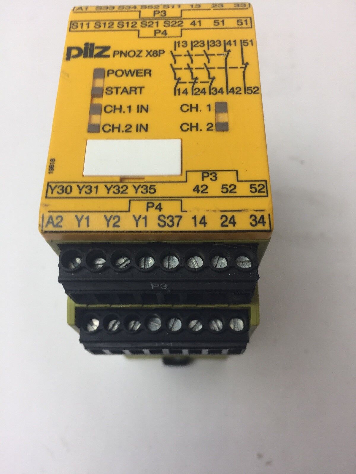 PILZ PNOZ X8P 24 VDC 3N/O 2N/C 2SO SAFETY RELAY 24 VDC