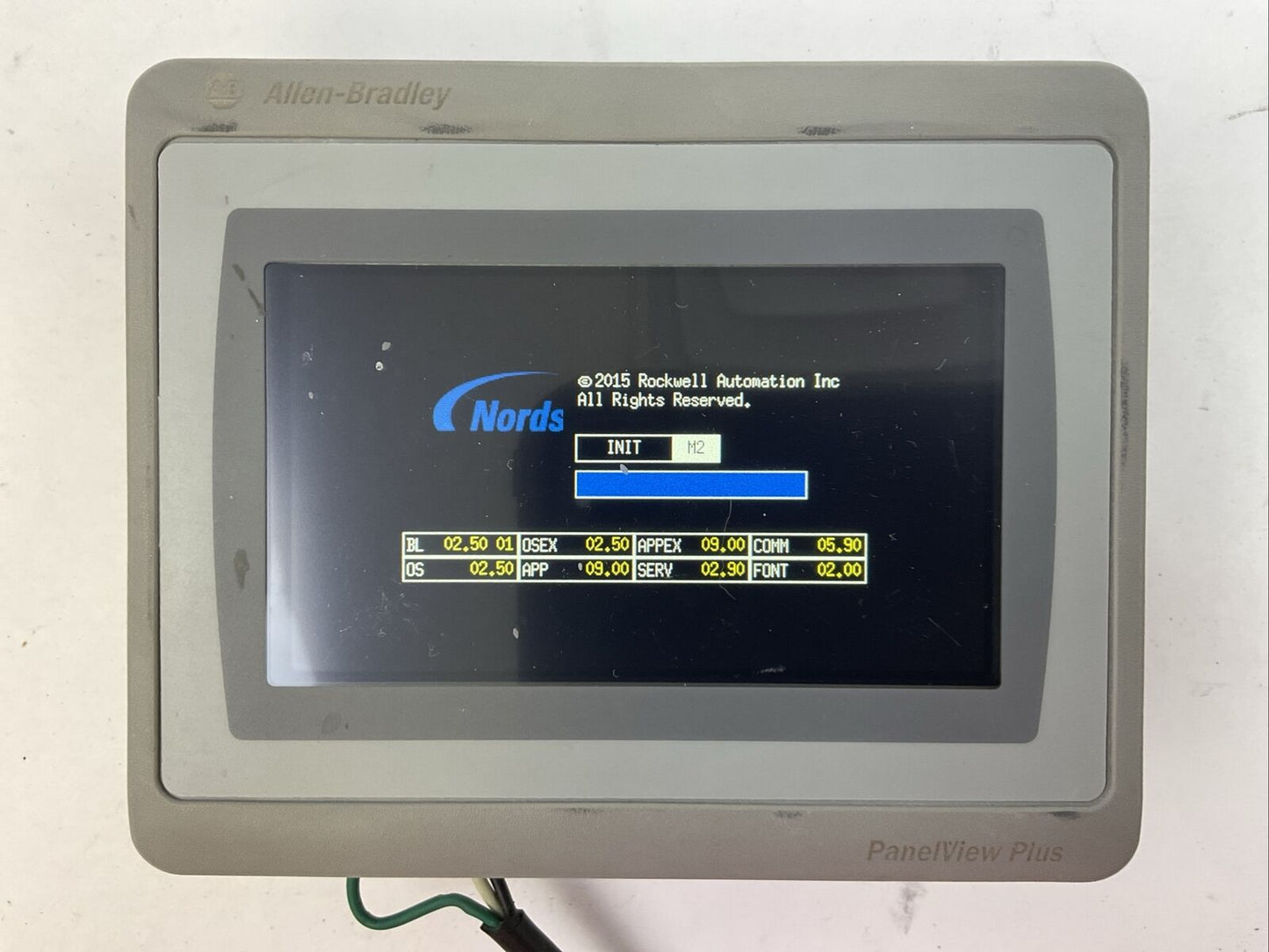 ALLEN BRADLEY 2711P-T4W21D8S SER B PANELVIEW PLUS 7 24VDC