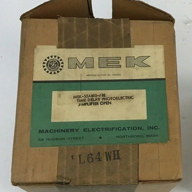 MEK / MACHINERY ELECTRIFICATION MEK-55AB10-ABL TIMEDELAY PHOTOELECTRIC AMPLIFIER
