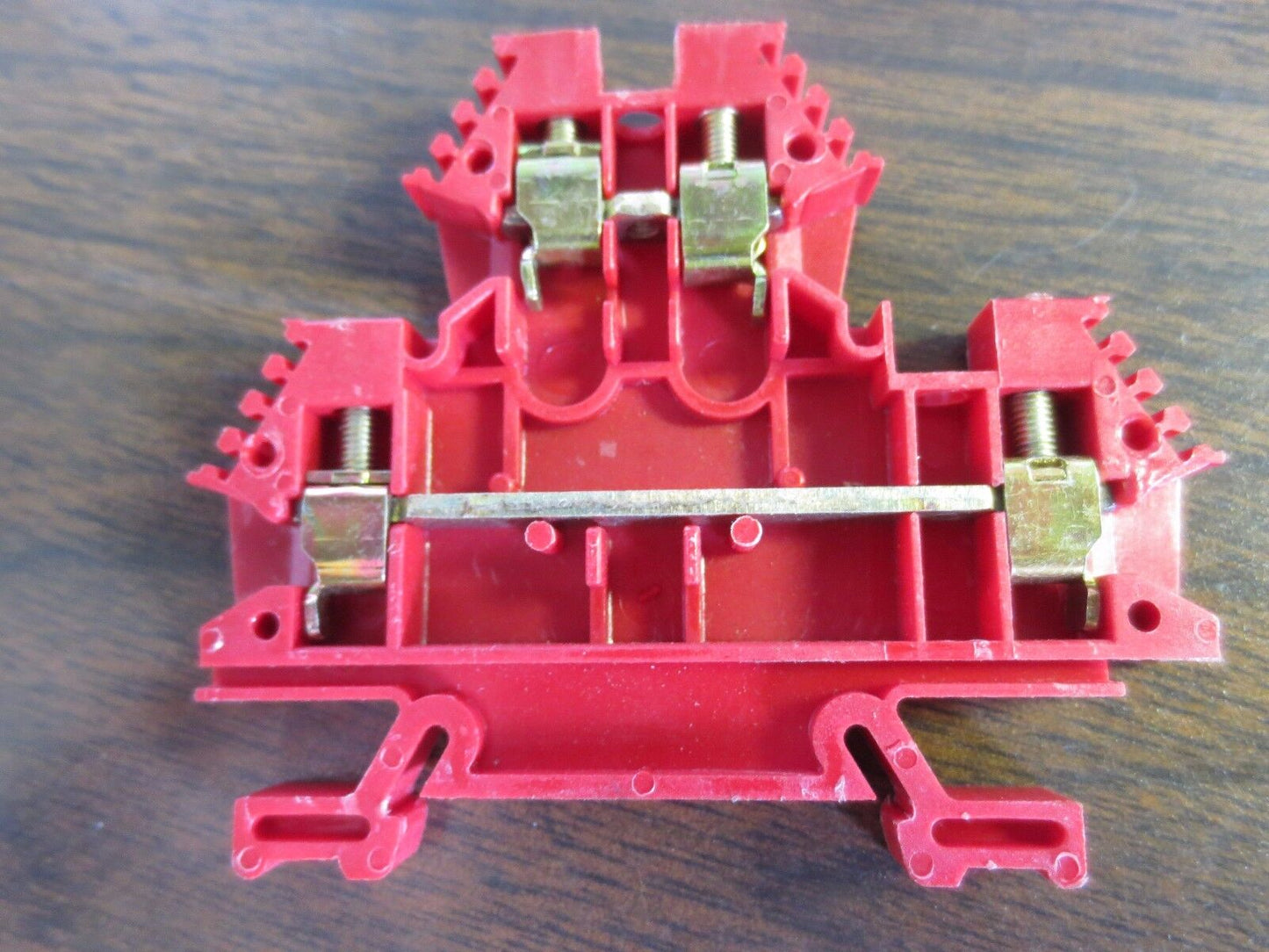 EURO TERMINAL BLOCKS - D4-2 (BLUE - 9 Pcs) + D4 (RED - 8 Pcs) - 17 Pcs TOTAL