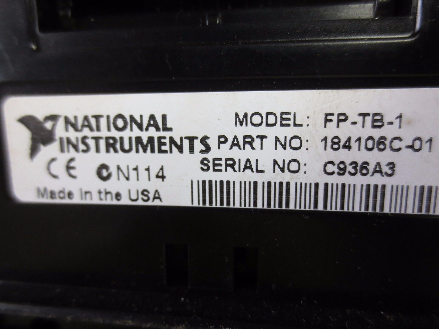 NATIONAL INSTRUMENT FIELD POINT FP-DO-401 16-CH. SOURCING DISCRETE OUTPUT MODULE