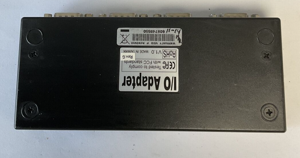 CABLEMAX I/O ADAPTER 5VDC 4 PORT REV.G