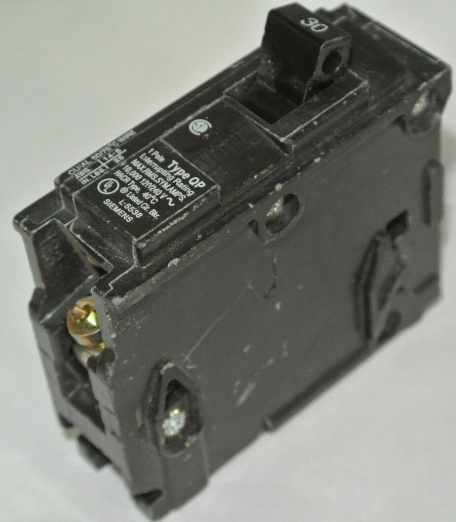 SIEMENS Q130 CIRCUIT BREAKER 30A, SINGLE-POLE ****LOT of 2****