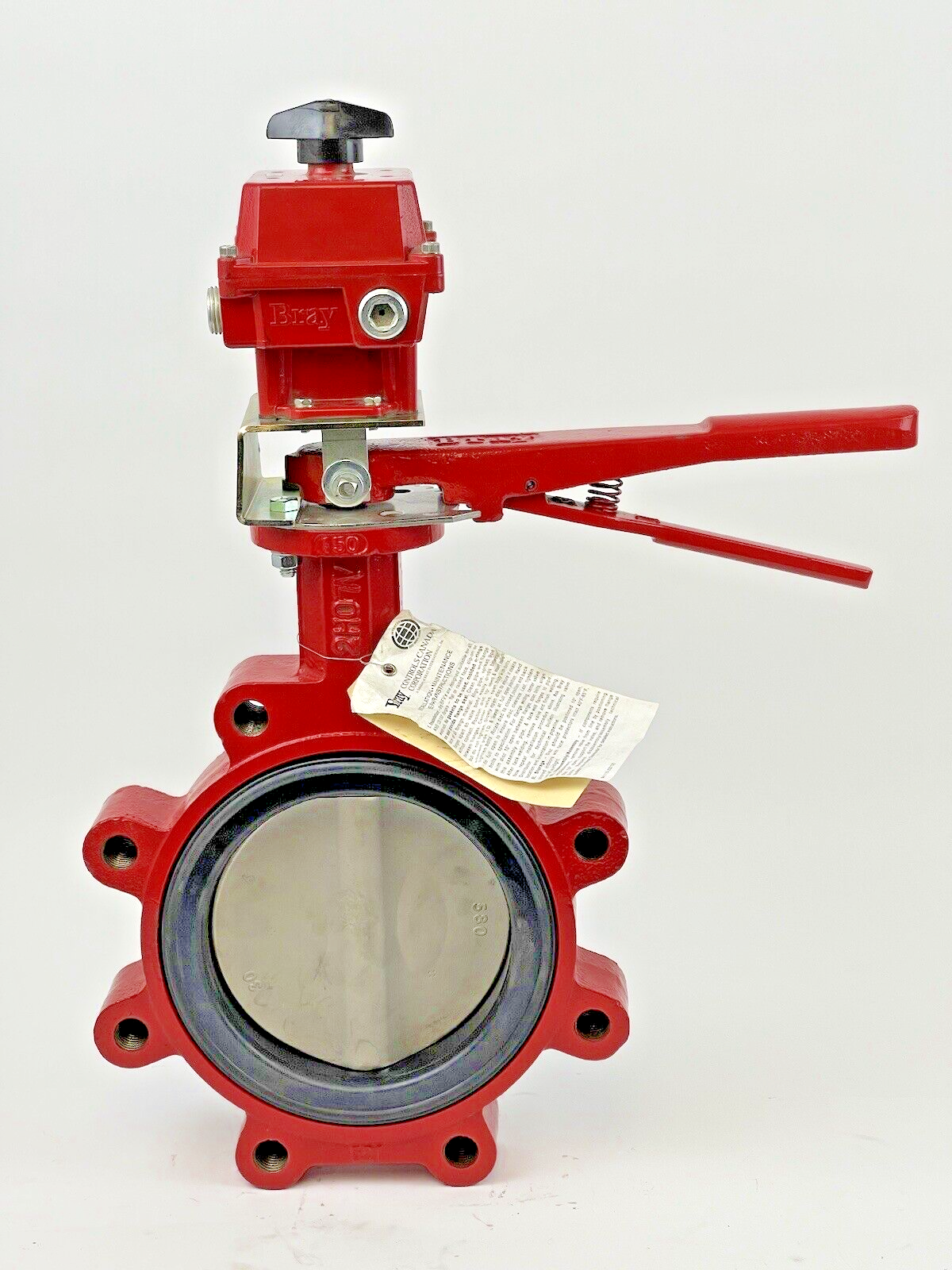 BRAY 50-0406-12610-532 VALVE STATUS MON/ 20-0600-92801 - 6" BV/MANUAL HANDLE