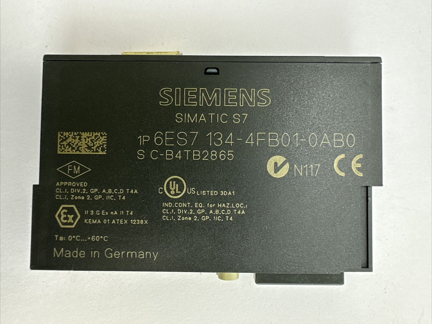 SIEMENS 1P 6ES7 134-4FB01-0AB0 SIMATIC S7 ANALOG INPUT MODULE