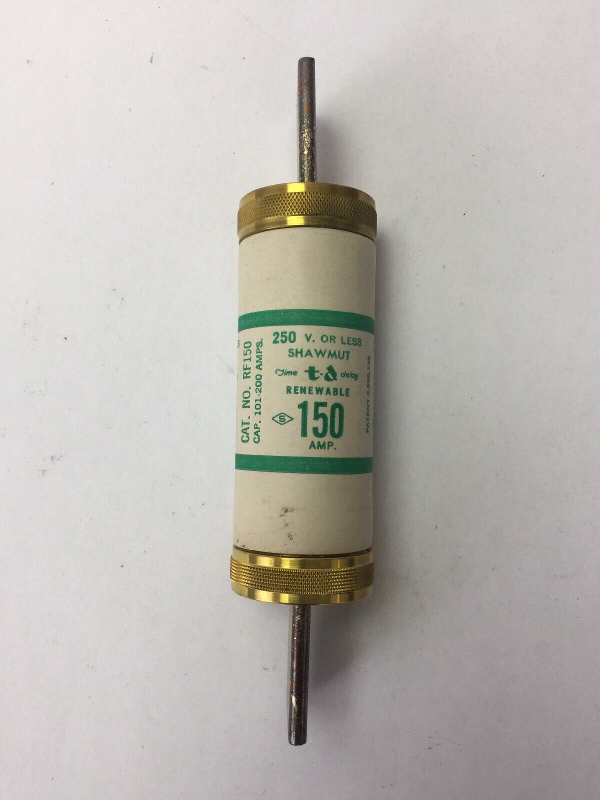 SHAWMUT RF150 TIME DELAY RENEWABLE FUSE 150 AMP 250 VOLT