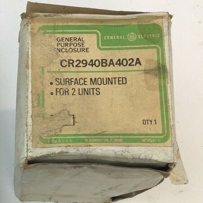 GE CR2940BA402A GENERAL PURPOSE ENCLOSURE 600V MAX HEAVY DUTY