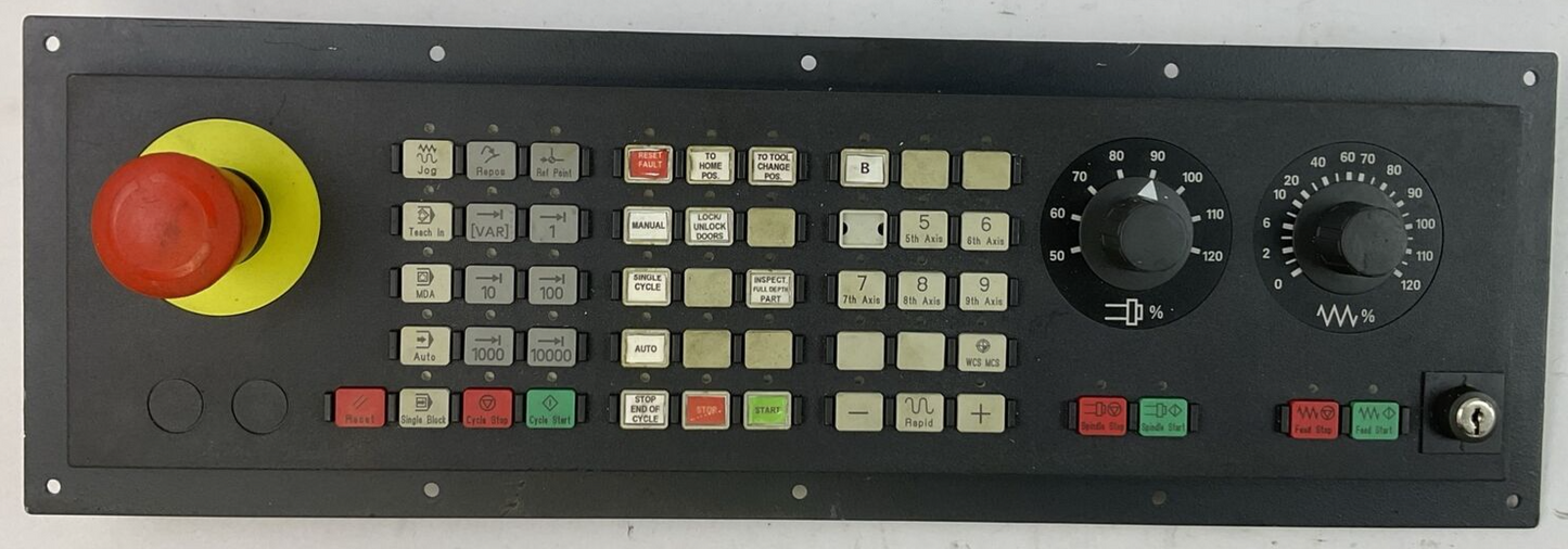 SIEMENS 1P 6FC5203-0AD10-0AA0 SINUMERIK 840D OPERATOR CONTROL PANEL 24VDC VER K