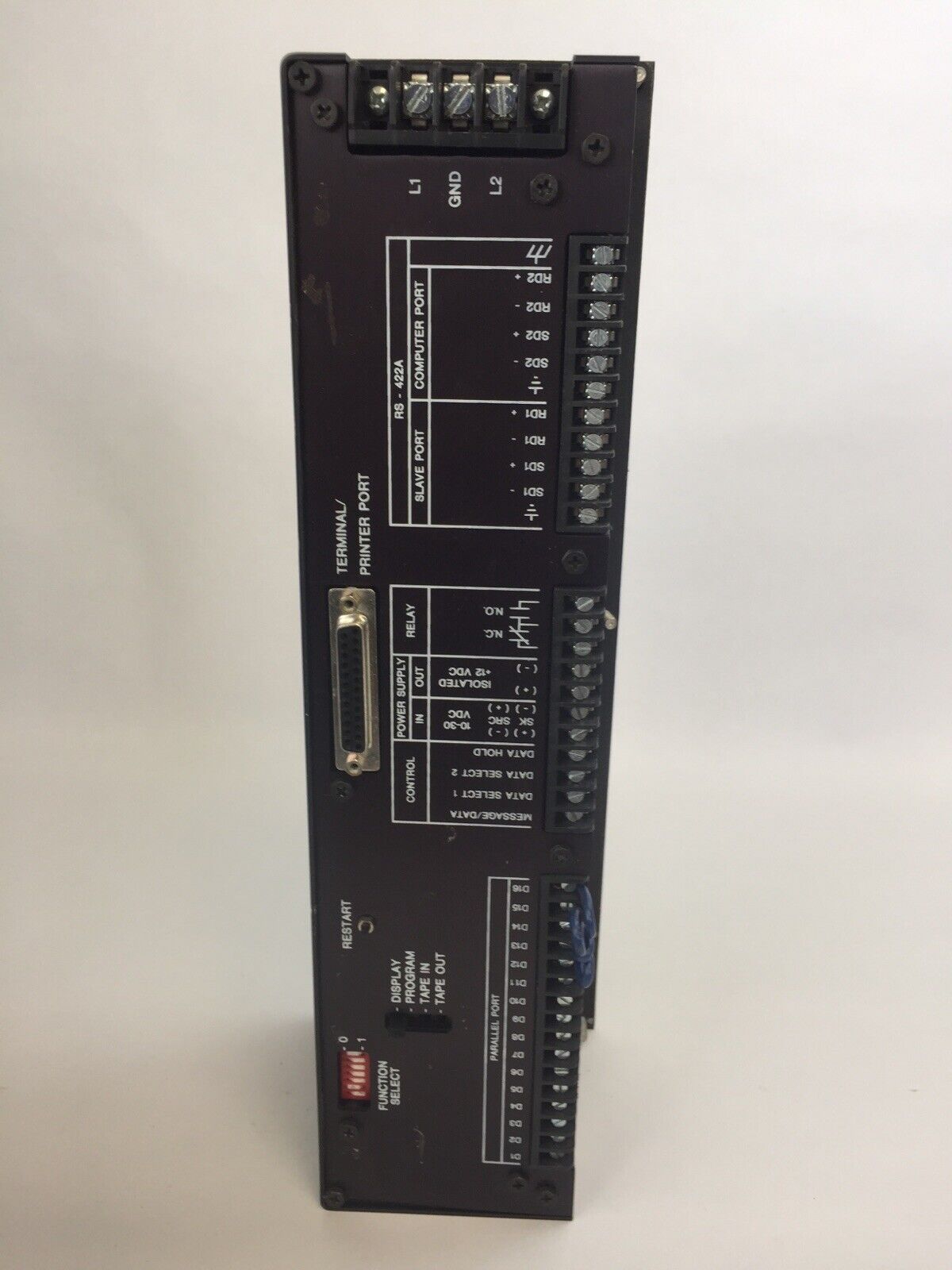 UTICOR 76536-1 PROGRAMMABLE MESSAGE DISPLAY REV D 115/230V 50/60CY 0.3/0.15A