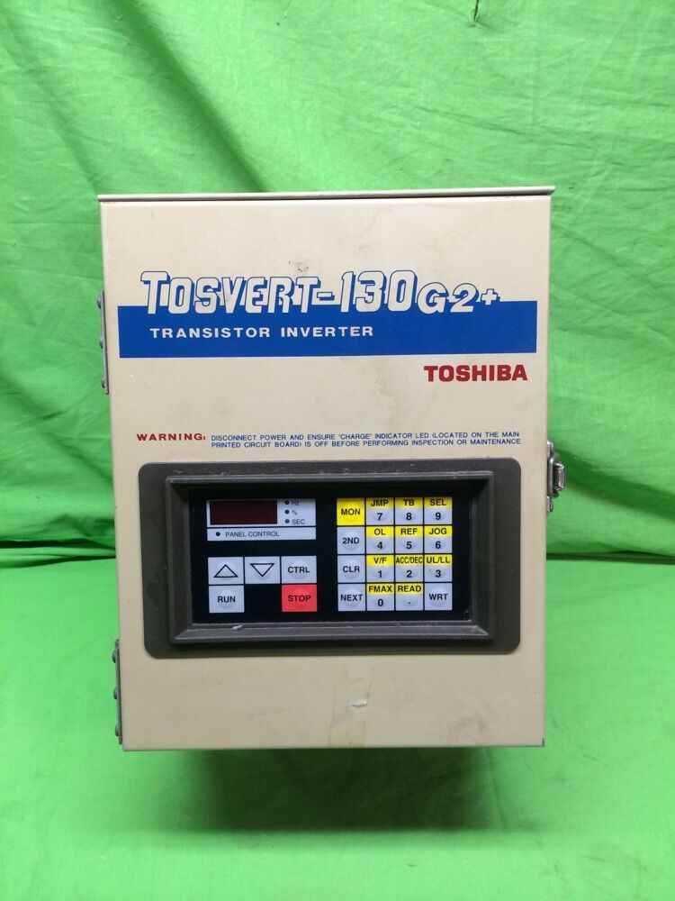TOSHIBA TOSVERT VT130G2+4025 TRANSISTOR INVERTER 2HP 460V