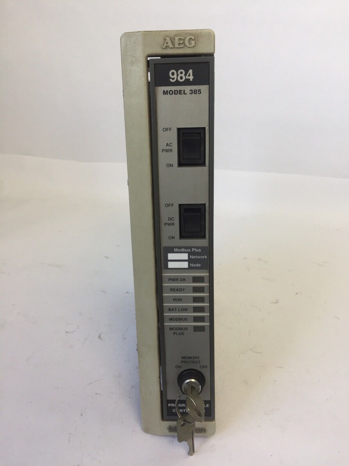 AEG MODICON PC-0984-385 PROGRAMABLE CONTROLLER 120/220V 50/60HZ 0.5/0.25A