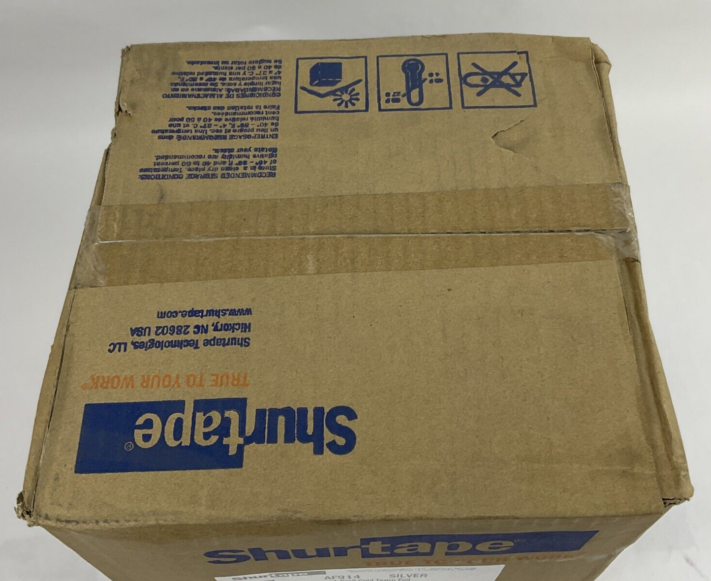 SHURTAPE AF914 SILVER 1.5 MIL COLD TEMP FOIL 72MM X 46M CASE OF 16