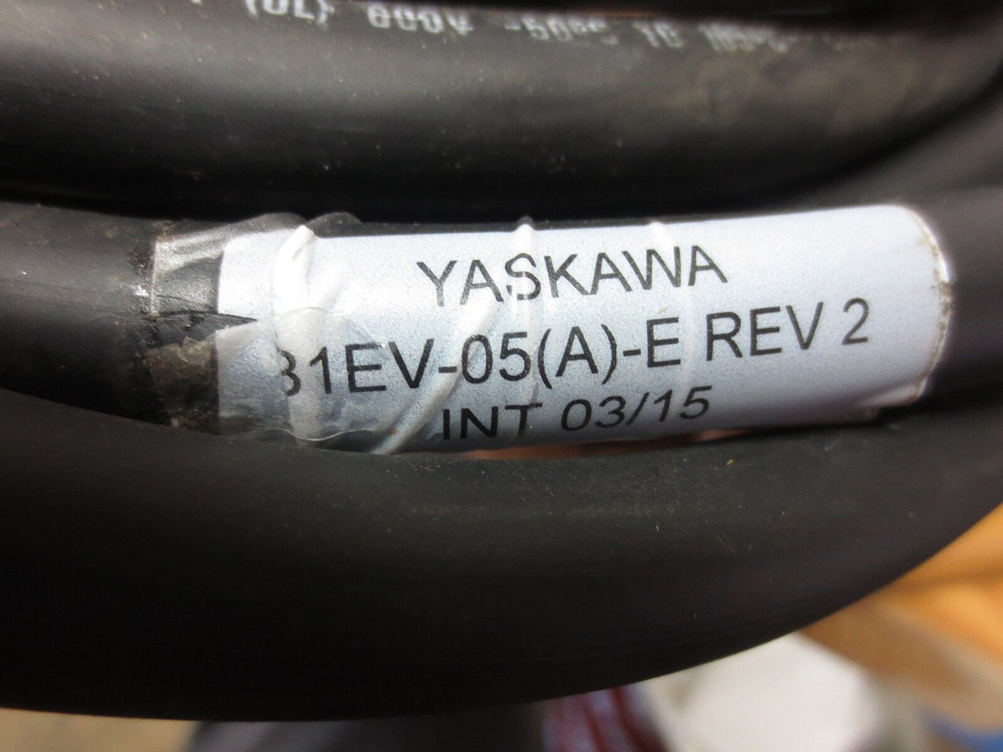 YASKAWA POWER CABLE 31EV-05(A)-E Rev. 2 / 81EV-05(A)-E (?) - NEW SURPLUS ?