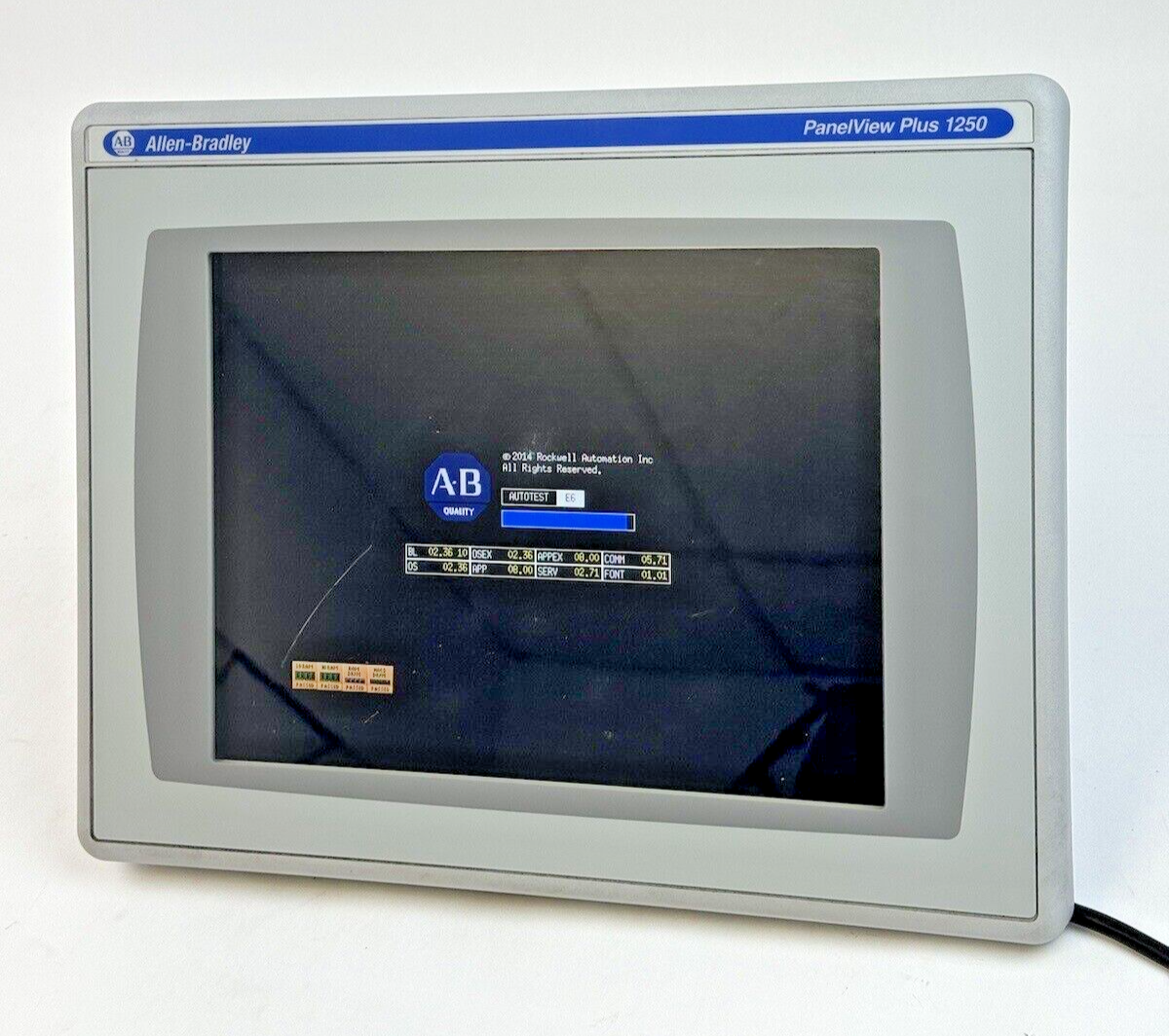 ALLEN-BRADLEY - 2711P-T12C4D8 SER. A - PANELVIEW PLUS 1250 ASSEMBLED TERMINAL