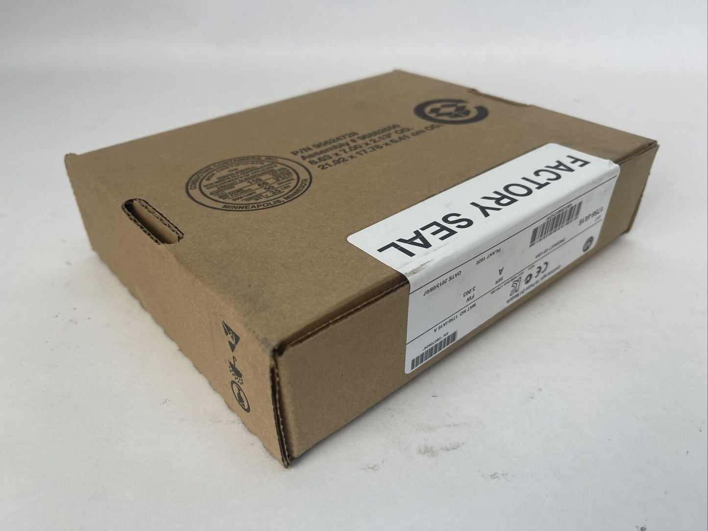 ALLEN BRADLEY 1756-IA16 CONTOL LOGIX 16PT D/I MODULE SER A FW 3.003