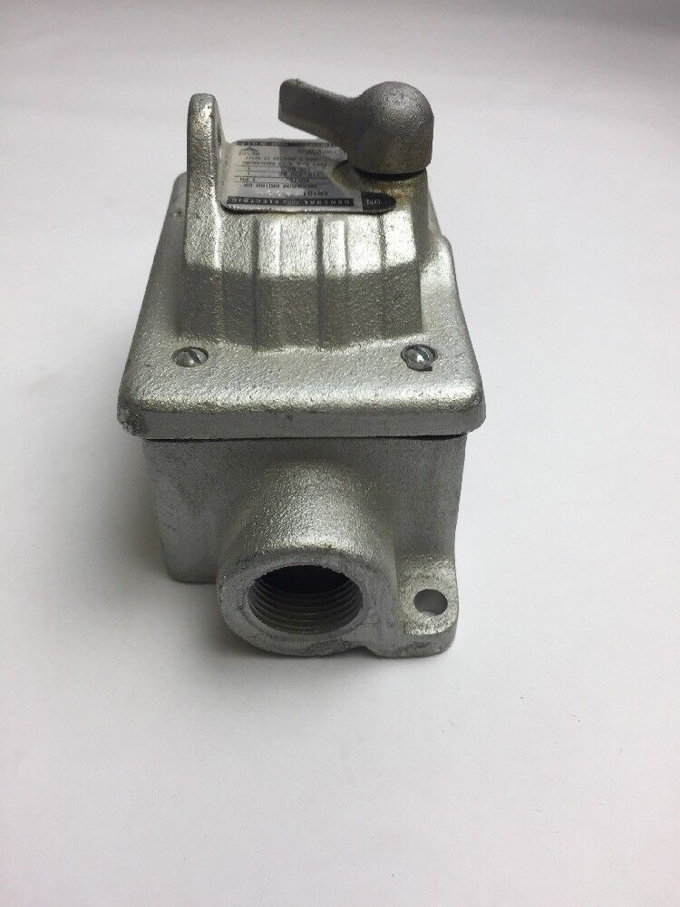 GE CR101Y400H MAN MOTOR STARTER SINGLE SPEED 1HP MAX 115/230V 25-60HZ 1 POLE