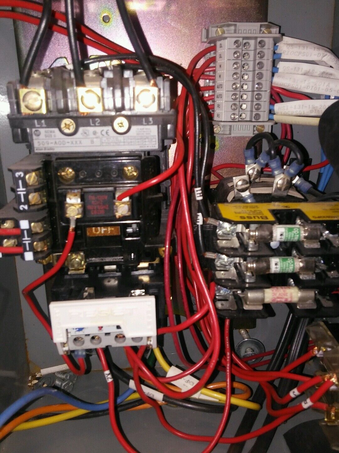 ALLEN BRADLEY BULLETIN 512 SIZE 0 COMBINATION STARTER