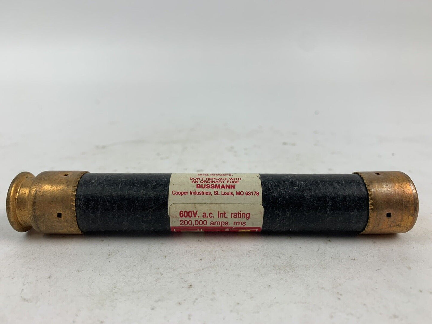 Bussmann Fusetron Dual-Element FRS-R-1 1/4 1 1/4A 600V Fuse "Lot of 10"