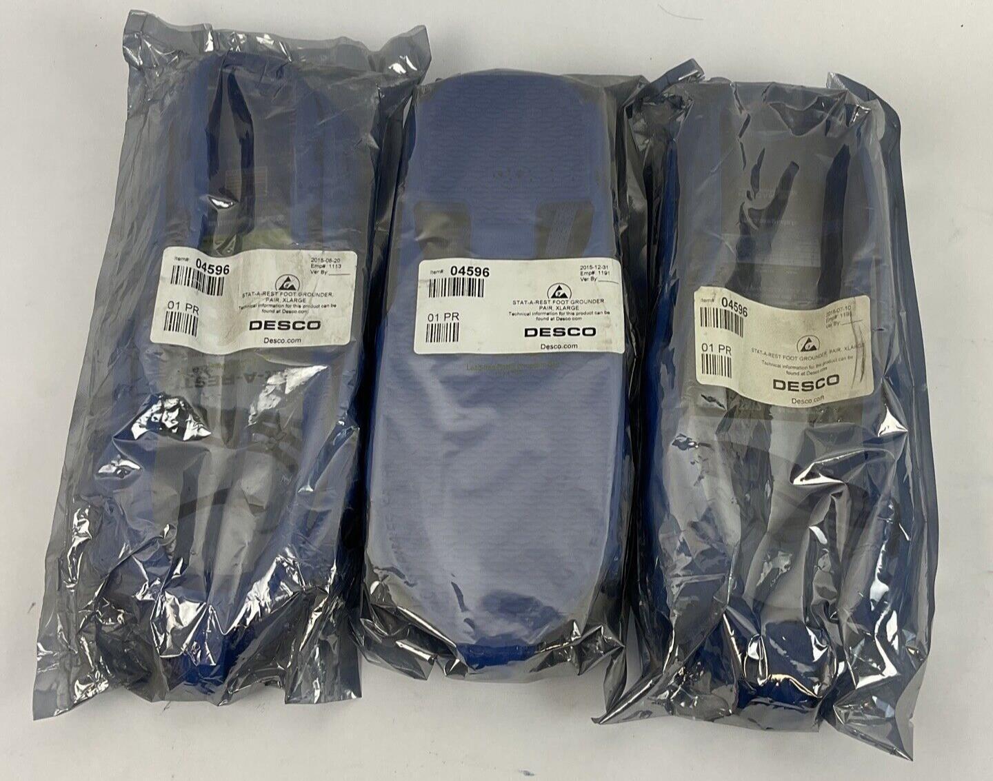 DESCO 04596 STAT-A-REST FOOT GROUNDER XLARGE BLUE PAIR