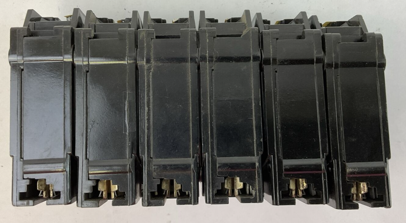 GE THQL1150 CIRCUIT BREAKER 1POLE 50AMP 120/240VAC (LOT OF 6)