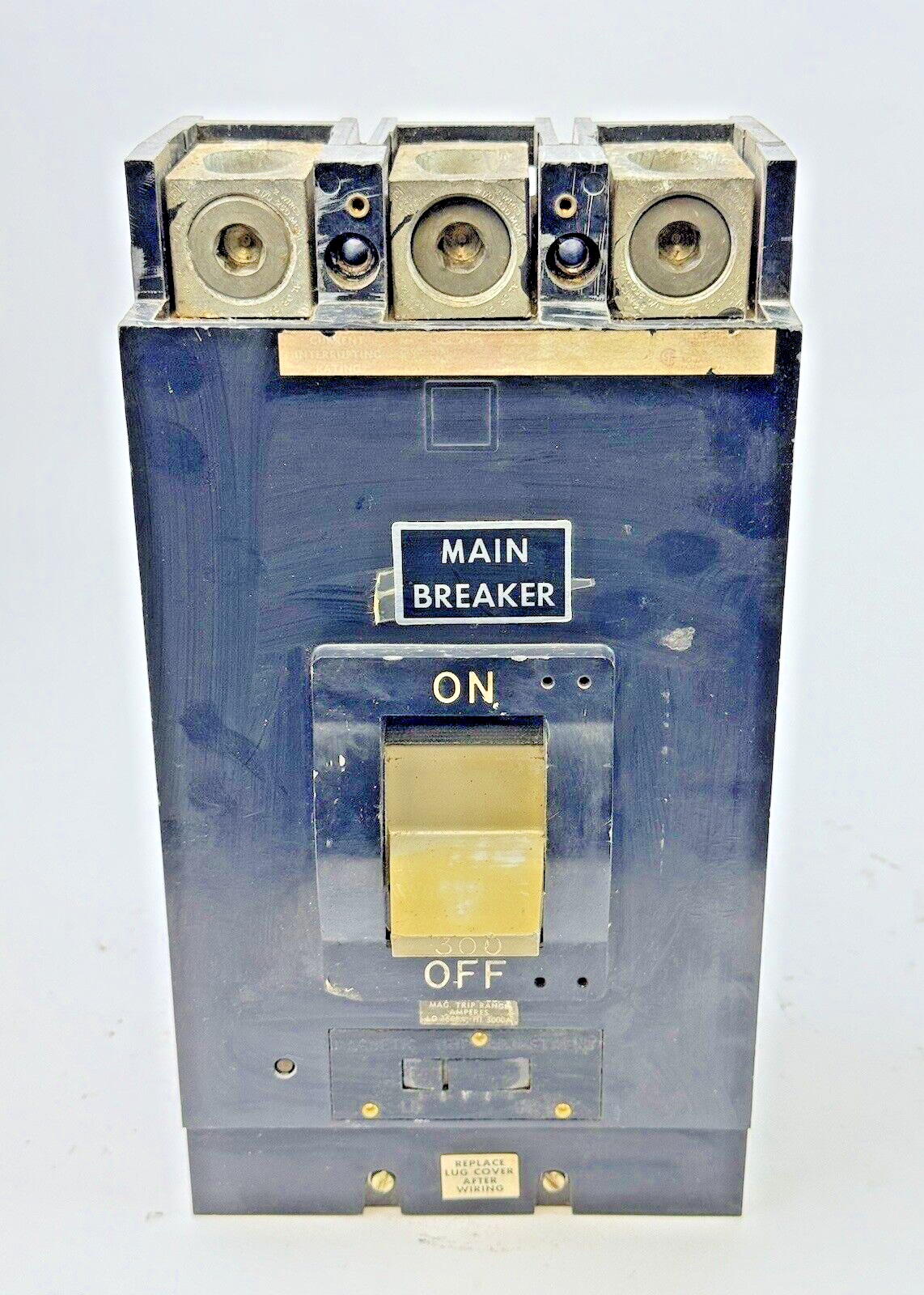 SQUARE D - LHP36300MBS -MOLDED CASE MAG CIRCUIT BREAKER-300 AMP, 3 POLE, 600 VAC