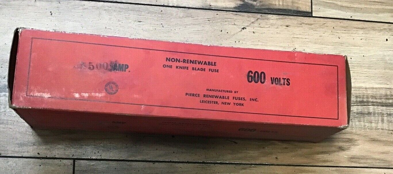 PIERCE EH-64 NON-RENEWABLE FUSE 500A 600V