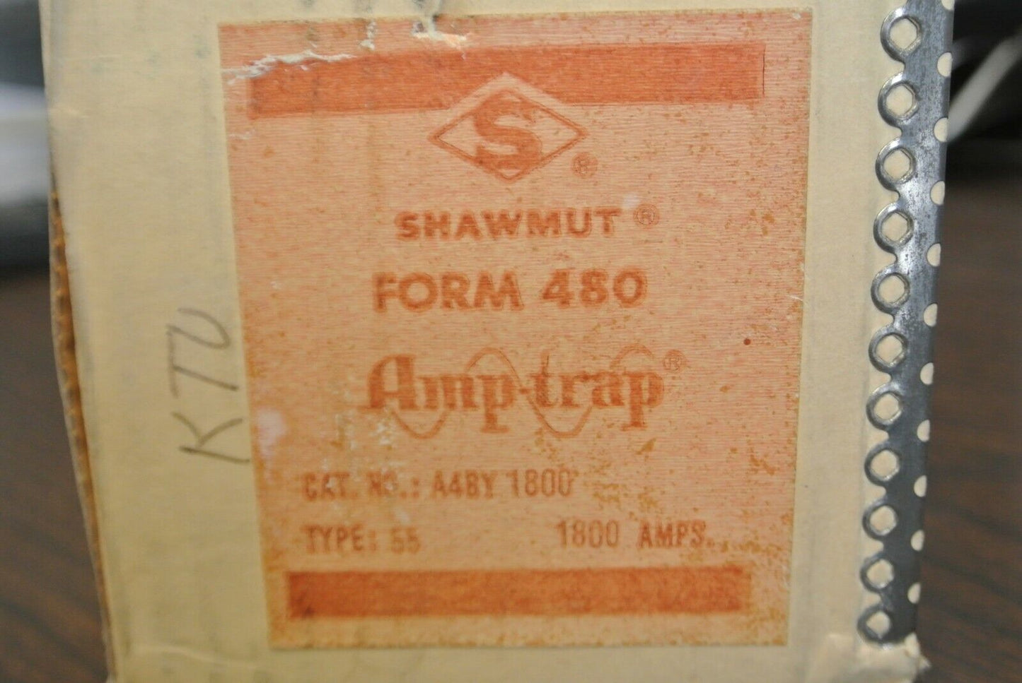 SHAWMUT A4BY1800 AMP-TRAP® CLASS L TYPE 55 FUSE / 1800A / 600V / NEW SURPLUS