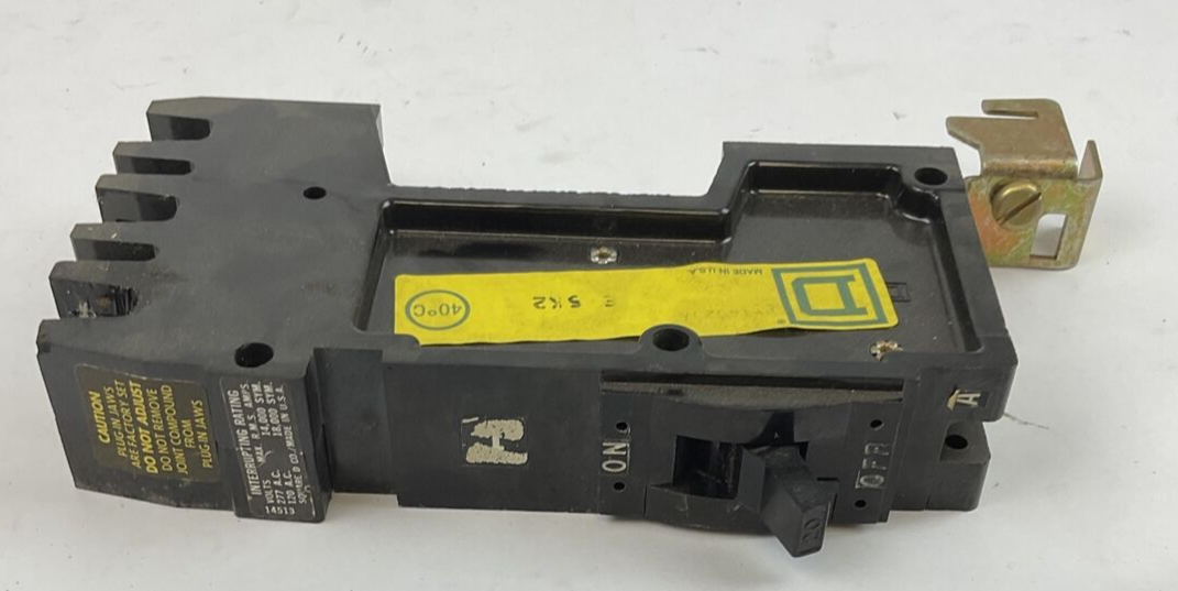 SQUARE D FY14020A CIRCUIT BREAKER 20A 277VAC 1-POLE ***LOTOF2***