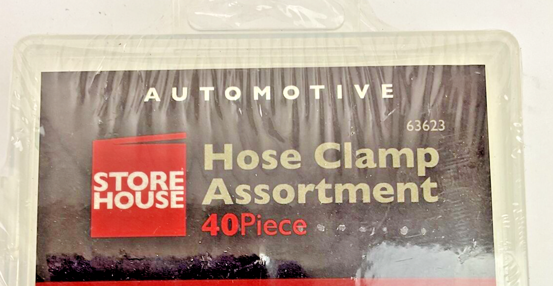 STORE HOUSE 63623 HOSE CLAMP ASSORTMENT 40PCS