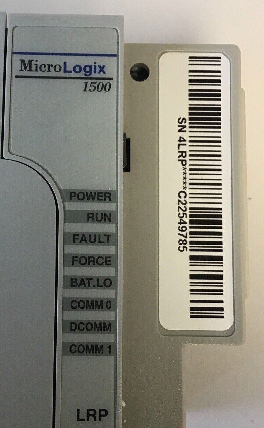 ALLEN BRADLEY 1764-LRP PROCESSOR SER.C FW12 5VDC MICROLOGIX 1500