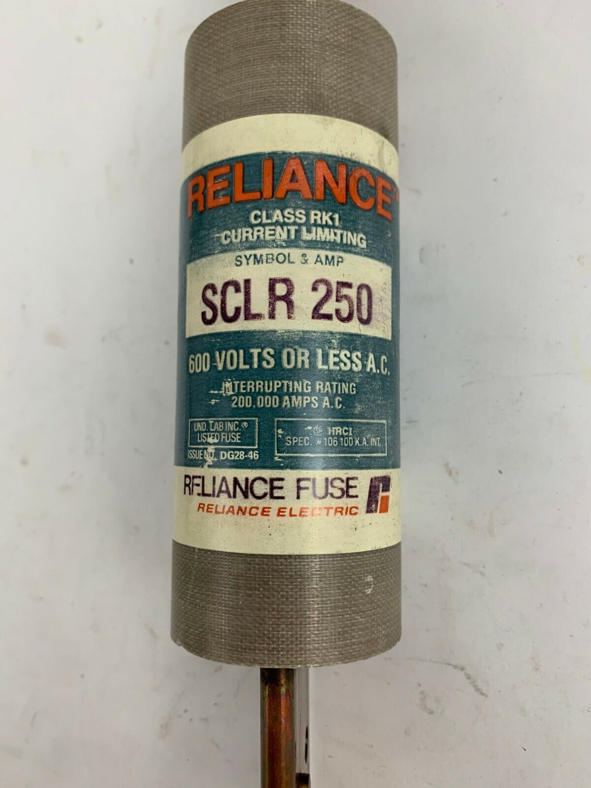 Reliance SCLR250 250A 600V Fuse