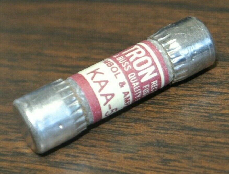 LOT of 5/ BUSSMANN / TRON KAA5 RECTIFIER FUSE / 5A / NEW SURPLUS