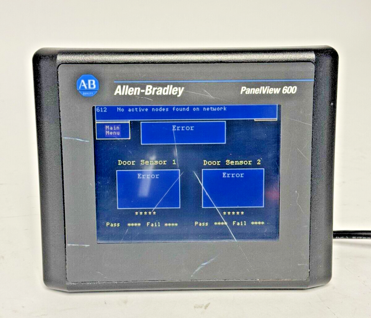 ALLEN-BRADLEY - 2711-T6C9L1 SER. B FRN: 4.46 - PANELVIEW 600 - 6" TOUCHSCREEN