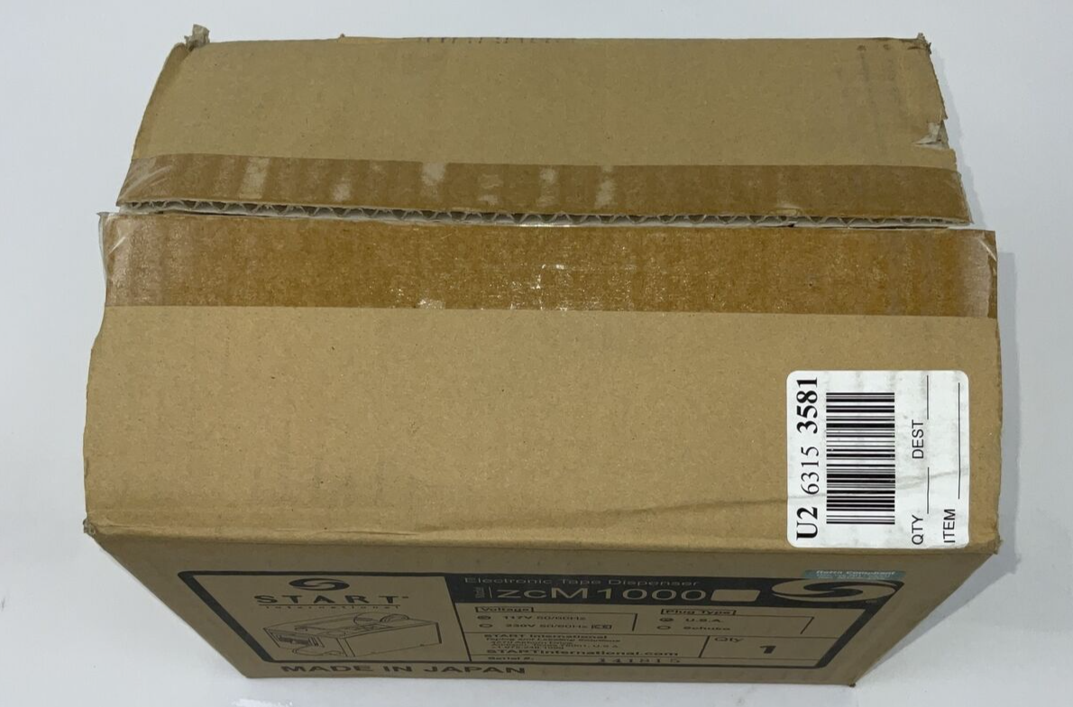 START INTERNATIONAL ZCM1000 ELECTRONIC TAPE DISPENSER 117V 50/60HZ