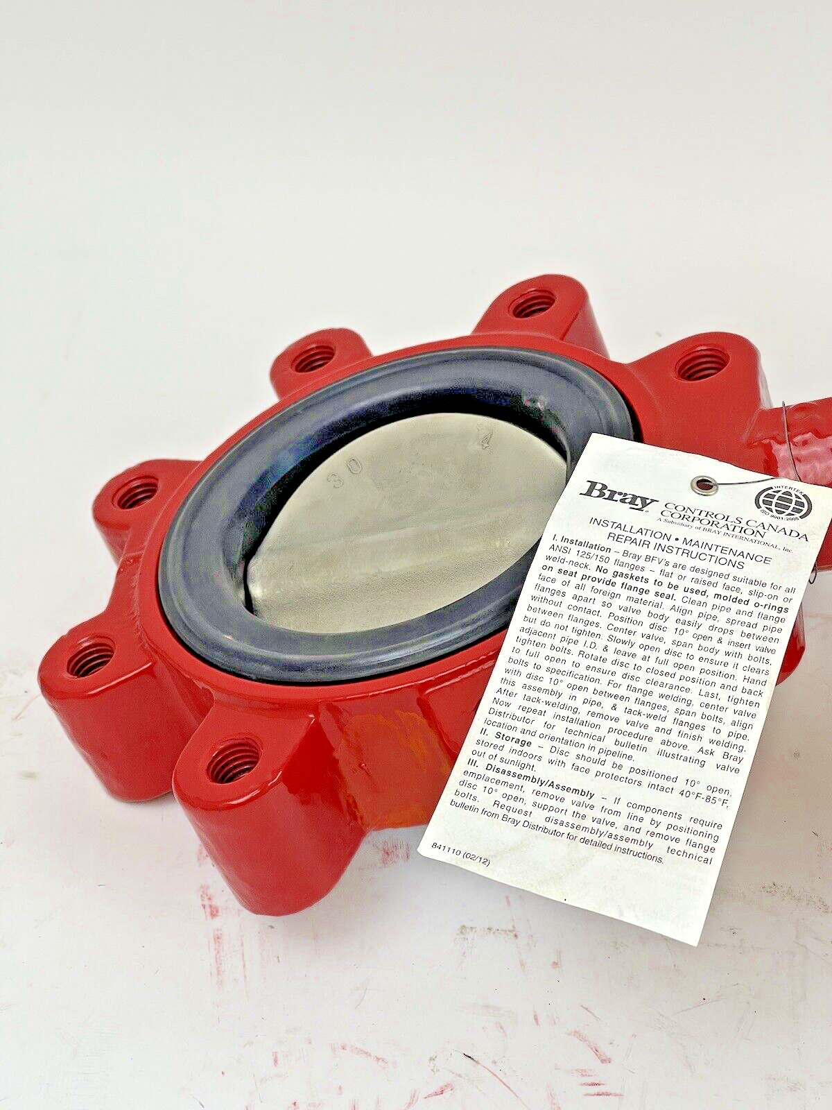 BRAY - 70-0061-113D0-536/A ACTUATOR/ 20-0400-92801 (561) - 4" BUTTERFLY VALVE