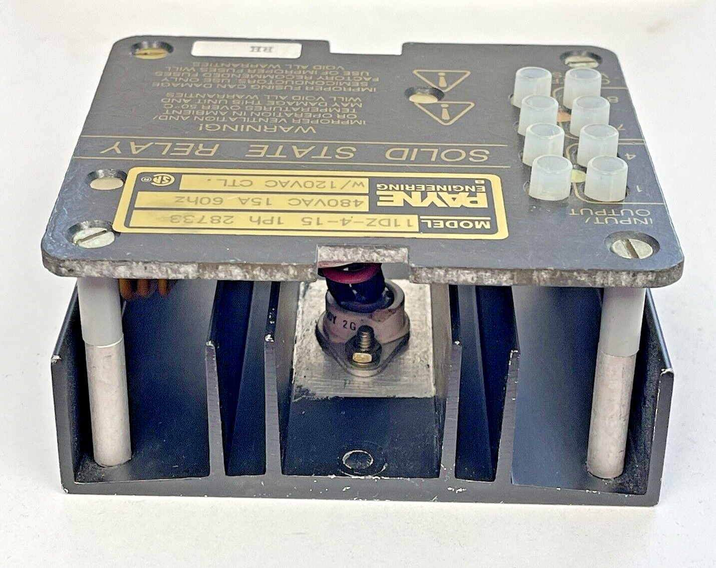 PAYNE ENGINEERING - 11DZ-4-15 - SOLID STATE RELAY - 1Ph, 480 VAC, 15A, 60Hz
