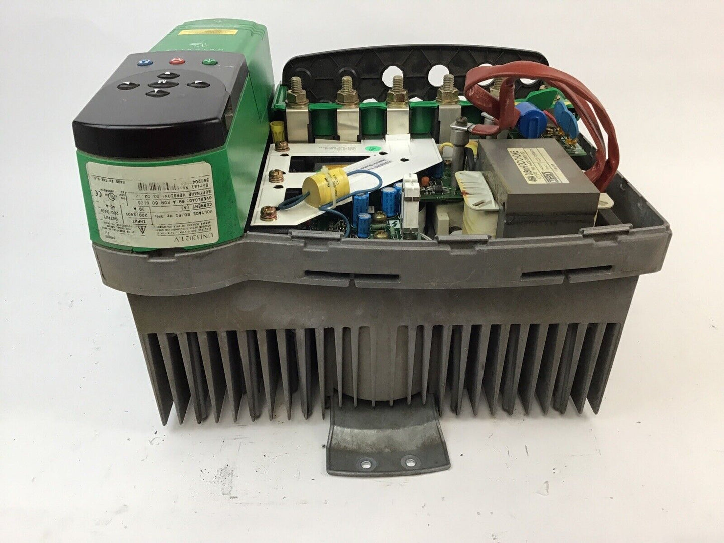 CONTROL TECHNIQUES UNI3203LV SPINDLE DRIVE 25HP 50/60HZ 3PH 240V 60A UNIDRIVE V3