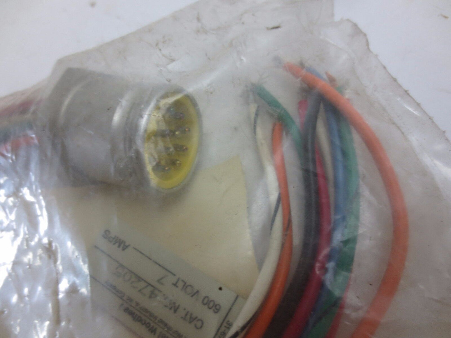 BRAD HARRISON 47205 MINI-CHANGE MOLDED CONNECTOR - 600V, 7A FACTORY-SEALED BAG