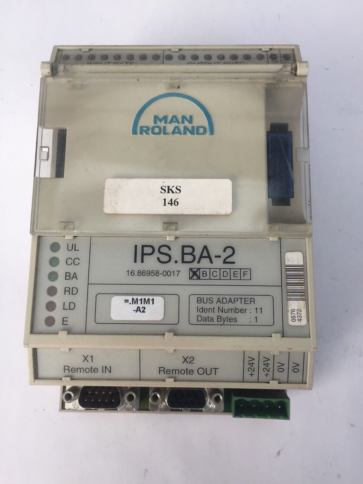 MAN ROLAND IPS.BA-2 MOTOR CONTROL,BUS ADAPTER / COMM. MODULE