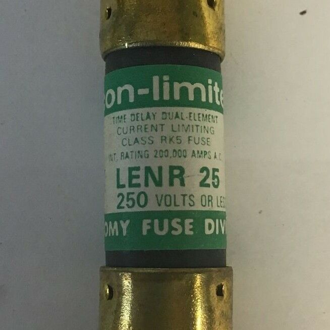 ECONOMY LENR 25 FUSE CLASS RK5 ECON-LIMITER 250VAC 25A ***LOTOF10***