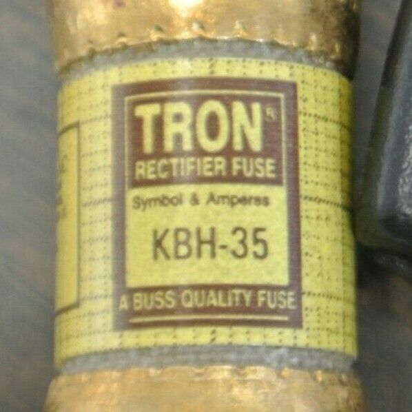 BOX of 10 / BUSSMANN / TRON KBH35 RECTIFIER FUSE / 500V / 35A / NEW SURPLUS