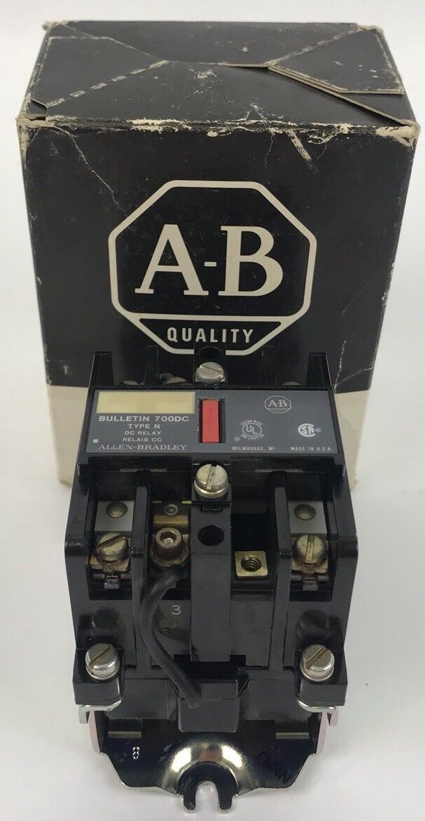 Allen Bradley,700DC-N200Z48, SERIES C, TYPE N DC RELAY, 48 V DC, 2 POLE, NEW