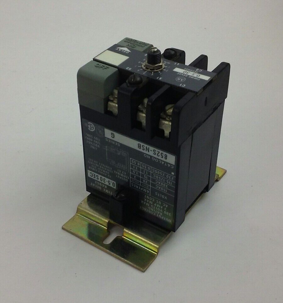 ALLEN BRADLEY 852S-NSB SOLID STATE TIMING RELAY Ser. G (NEW IN BOX)
