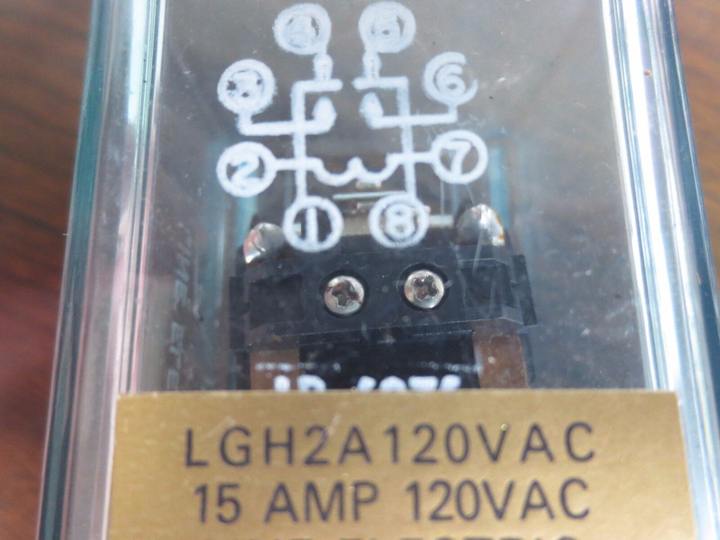 G. GENERAL ELECTRO-COMPONENTS LGH2A RELAY - 8PIN, 15A, 120VAC - NEW SURPLUS