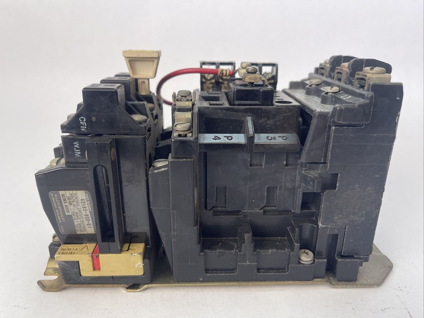 ALLEN BRADLEY 509-BOD SER B STARTER 600VAC 27AMP 10HP COIL 115-120V W24 HEATERS