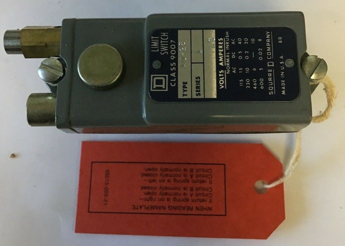SQUARE D 9007 A026 LIMIT SWICTH SER. A