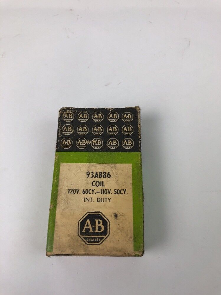 ALLEN BRADLEY 93AB86 COIL 120 V 60 CY 110 V 50 CY INT.DUTY