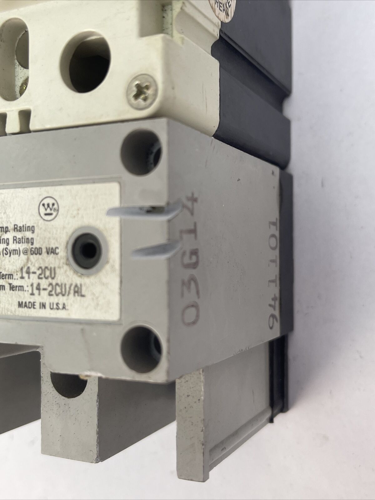 WESTINGHOUSE HMCP007C0C SER C 7A 600VAC 250VDC 3POLE ELC3007R CURRENT LIMITER 7A