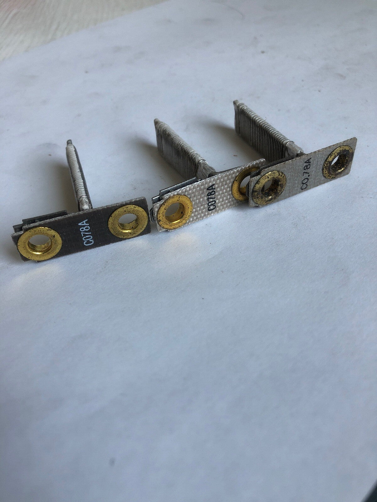 LOT OF (3) GE CR123C0.78A OVERLOAD THERMAL UNIT HEATING ELEMENTS C0.78A