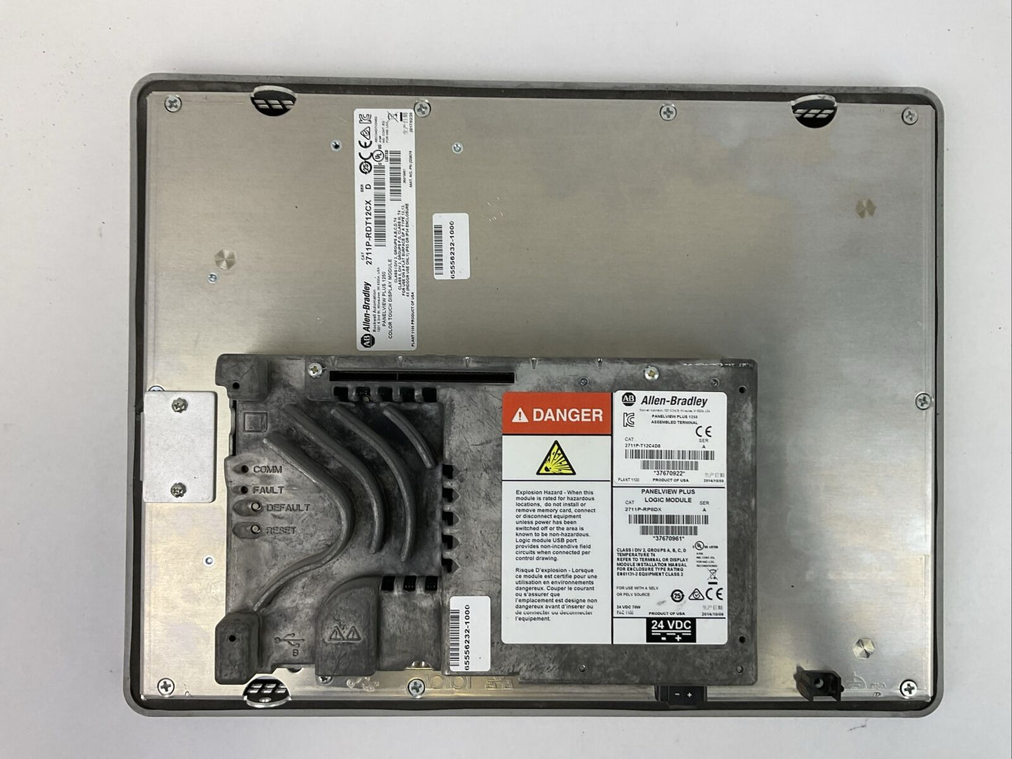 ALLEN BRADLEY 2711P-T12C4D8 SER A 2711P-RDT12CX SER D 2711P-RP8DX SER A 24VDC